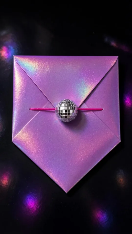Invitația Disco anii ’80, deschiderea