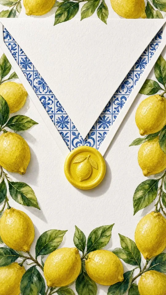 Invitația Amalfi cu lămâi, deschiderea